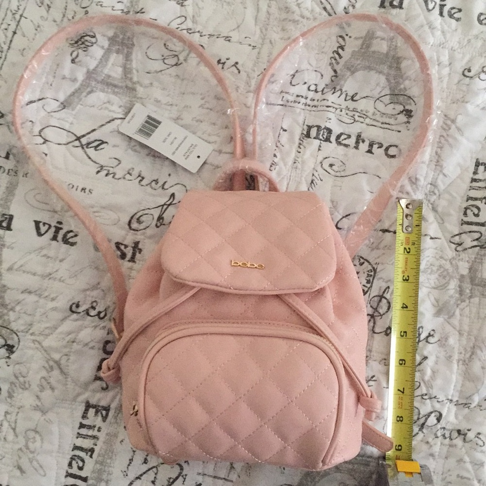 Pink bebe mini backpack